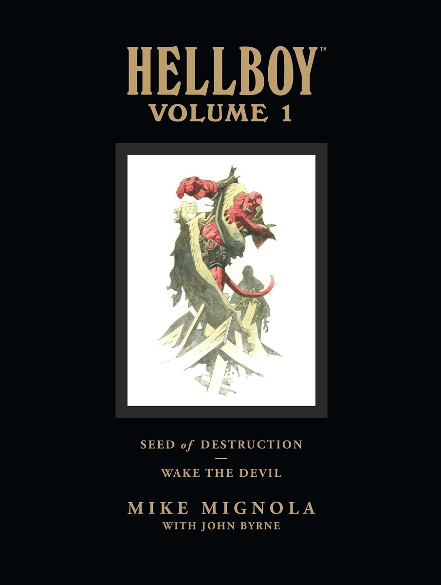 Hellboy Library Edition HC Vol 01 Seed Destruction Devil - Walt's Comic Shop