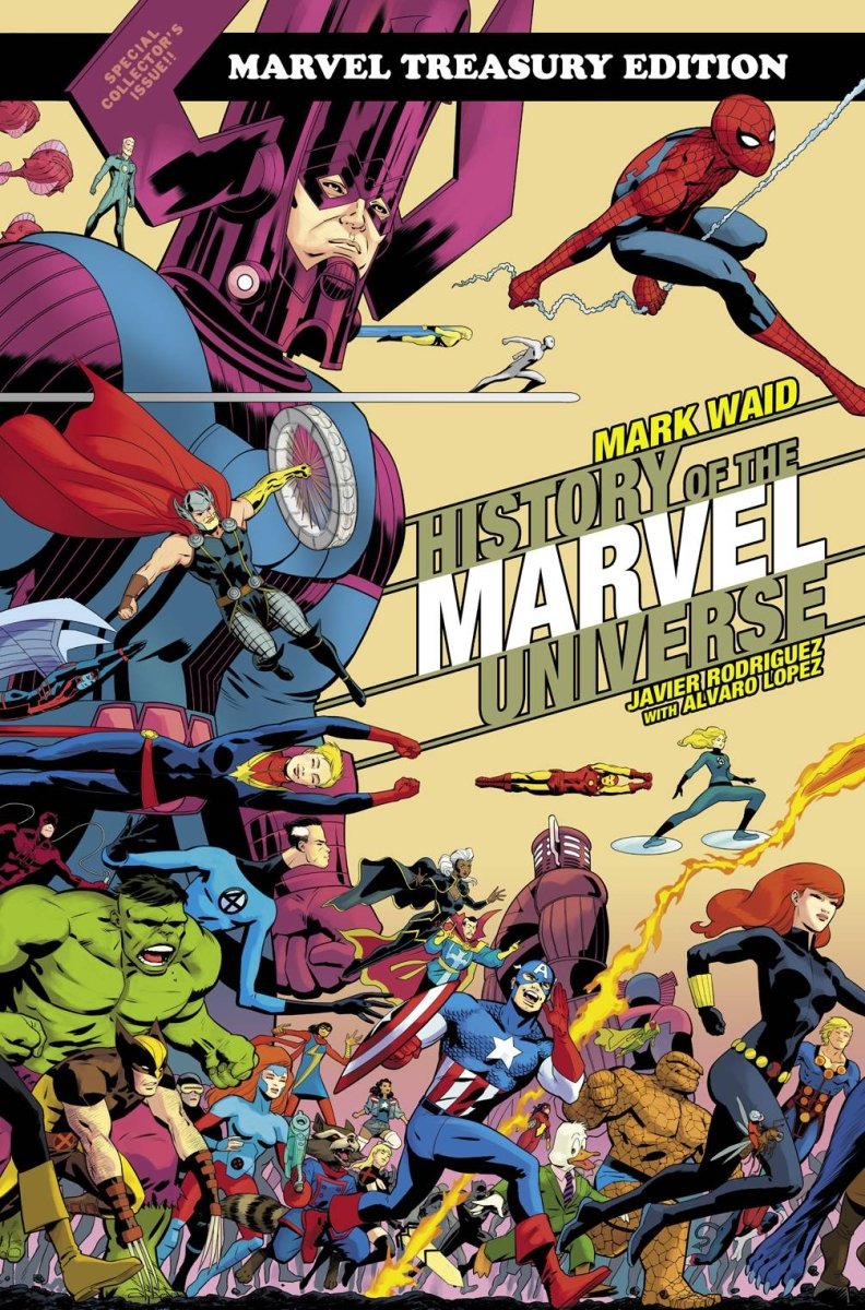 History Of Marvel Universe Treasury Edition TP Rodriguez Cover DM Variant *OOP* - Walt's Comic Shop