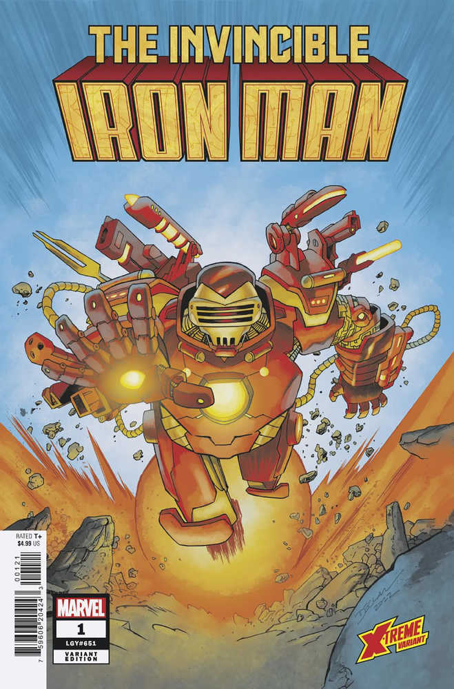 Invincible Iron Man #1 Shalvey X-Treme Marvel Variant - Walt's Comic Shop