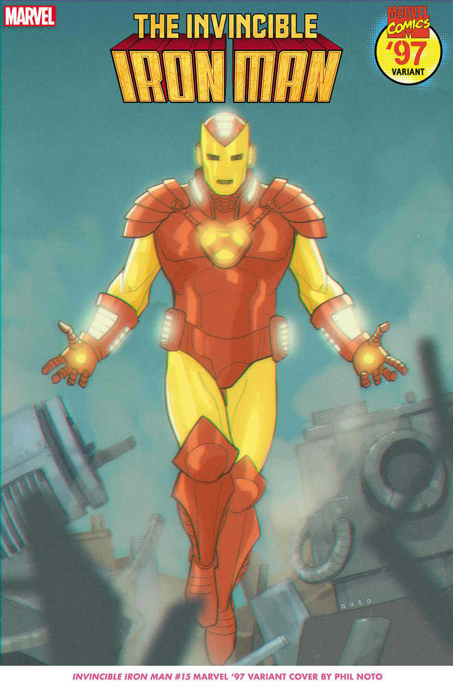 Invincible Iron Man #15 Phil Noto Marvel 97 Variant [Fhx] - Walt's Comic Shop