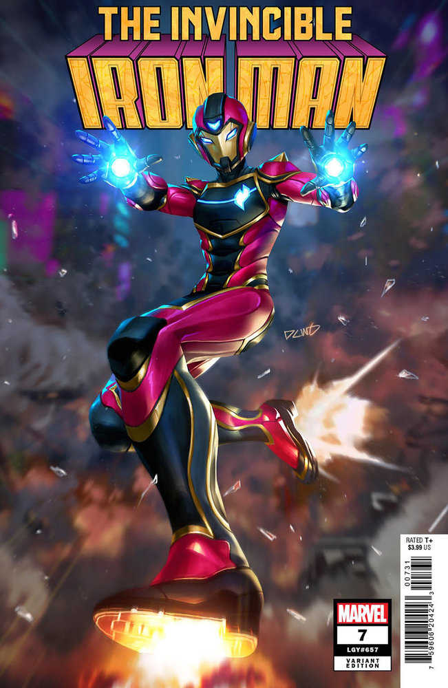 Invincible Iron Man 7 Derrick Chew Ironheart Variant - Walt's Comic Shop