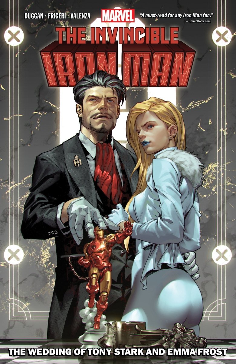 Invincible Iron Man By Gerry Duggan Vol. 2: The Wedding Of Tony Stark And Emma Frost TP - Walt's Comic Shop