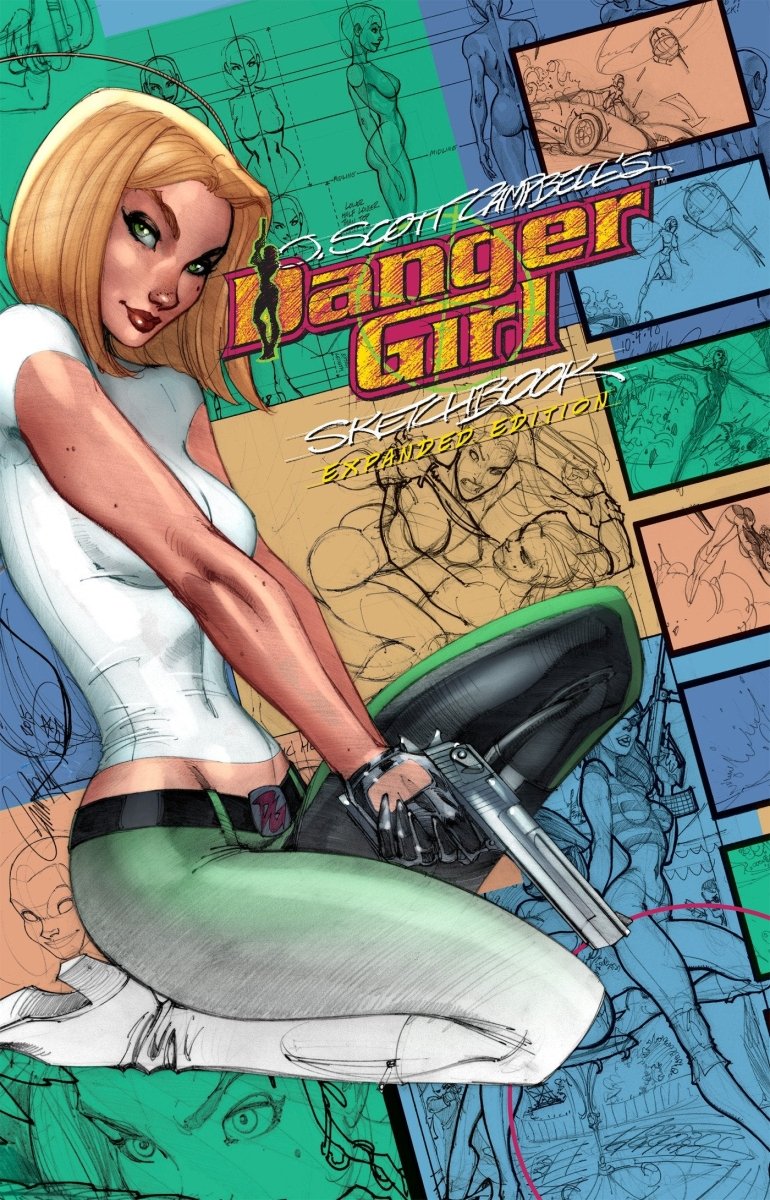 J. Scott Campbell Danger Girl Sketchbook: Expanded Edition HC - Walt's Comic Shop