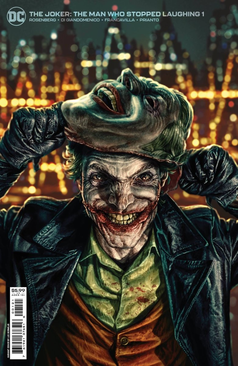 Joker Man Who Stopped Laughing #1 Cover B Bermejo - Walt's Comic Shop