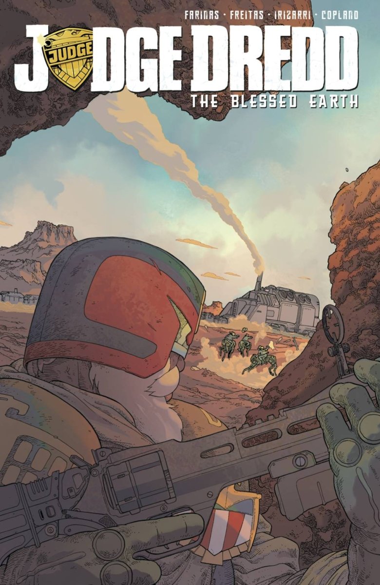 Judge Dredd Blessed Earth TP Vol 01 - Walt's Comic Shop