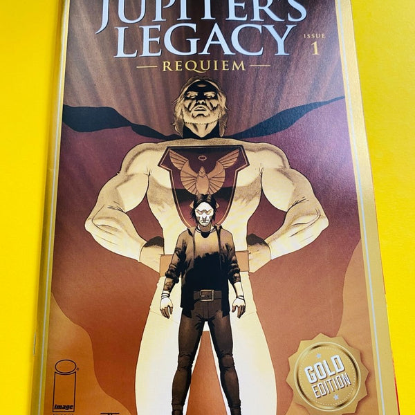 Jupiters Legacy Requiem #1 Cassaday Gold Foil Edition Thank You
