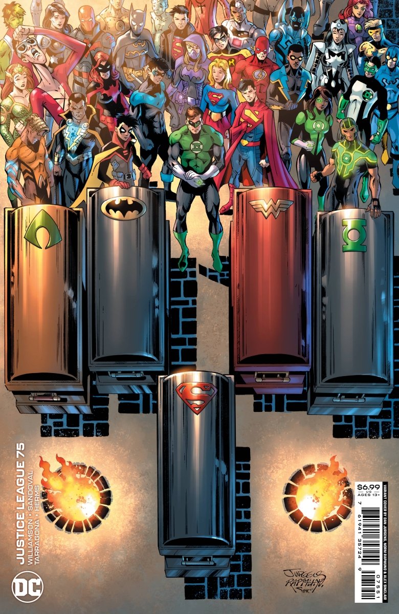 Justice League #75 Cover D Jurgens & Rapmund Card Stock Variant - Walt's Comic Shop