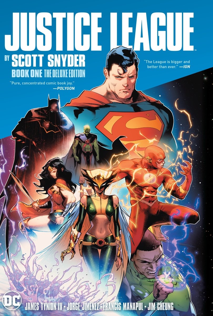 Justice League By Scott Snyder Book One Deluxe Edition HC - Walt's Comic Shop