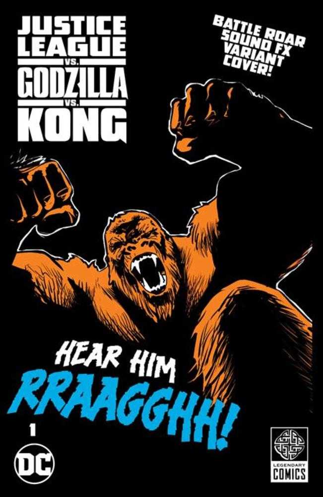 Justice League vs Godzilla vs Kong #1 (Of 7) Cover G Christian Duce Kong Roar Sound Fx Gatefold Variant Allocations May Occur - Walt's Comic Shop