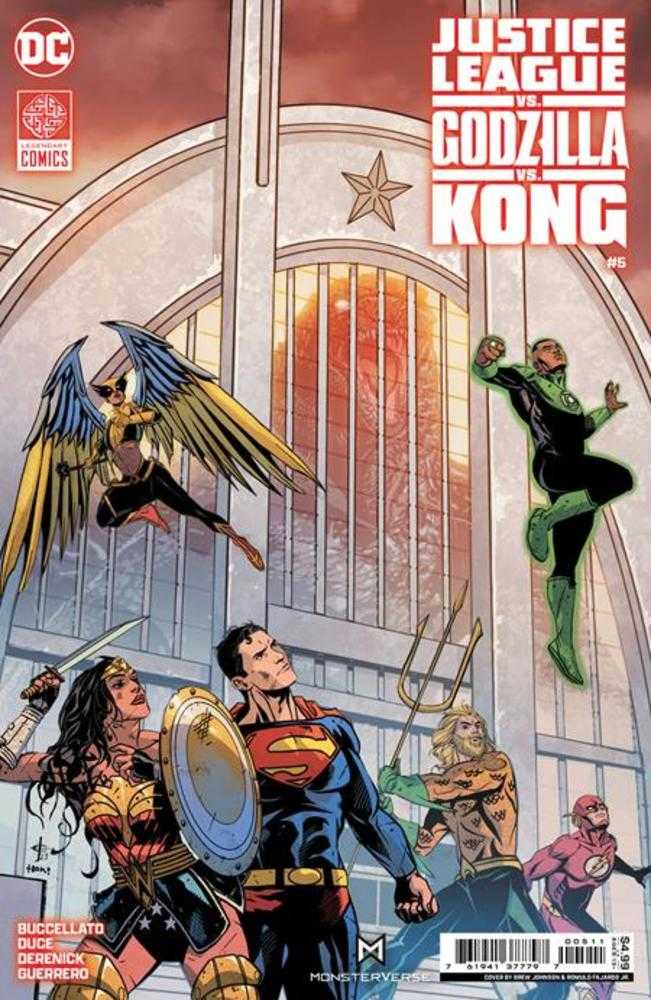 Justice League vs Godzilla vs Kong #5 (Of 7) Cover A Drew Johnson - Walt's Comic Shop