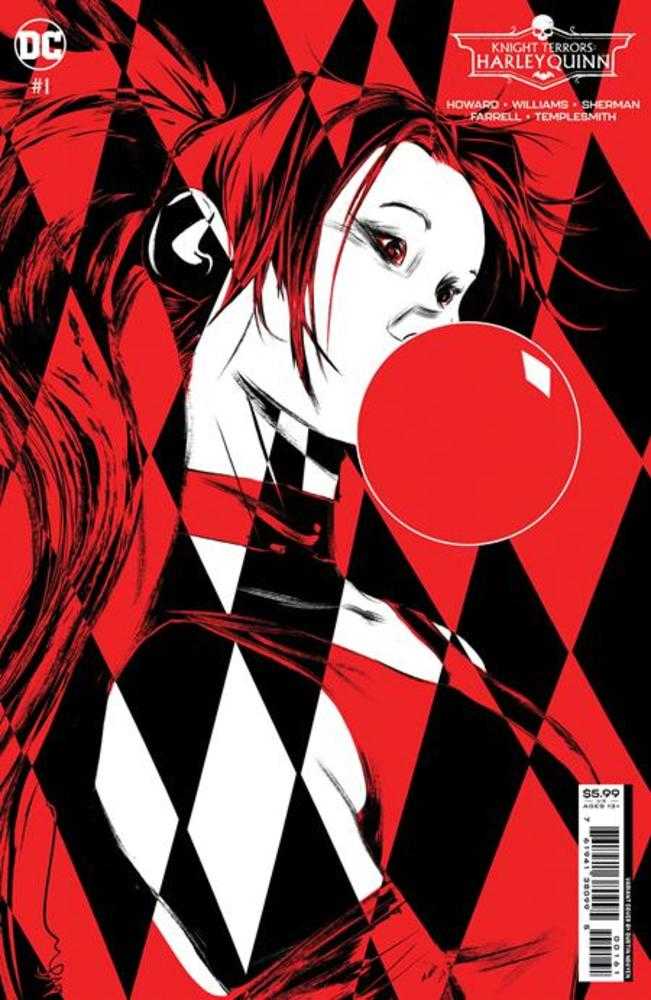 Knight Terrors Harley Quinn #1 (Of 2) Cover D Dustin Nguyen Midnight Card Stock Variant - Walt's Comic Shop