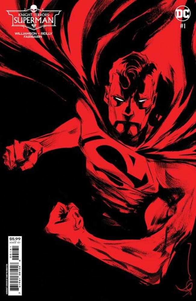 Knight Terrors Superman #1 (Of 2) Cover D Dustin Nguyen Midnight Card Stock Variant - Walt's Comic Shop