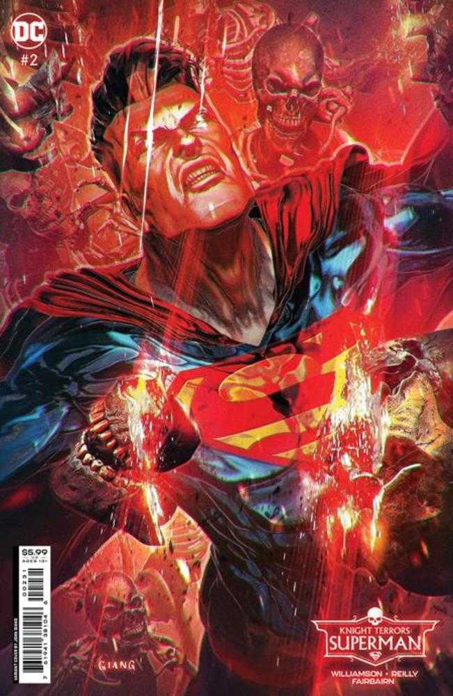 Knight Terrors Superman #2 (Of 2) Cover C John Giang Card Stock Variant - Walt's Comic Shop