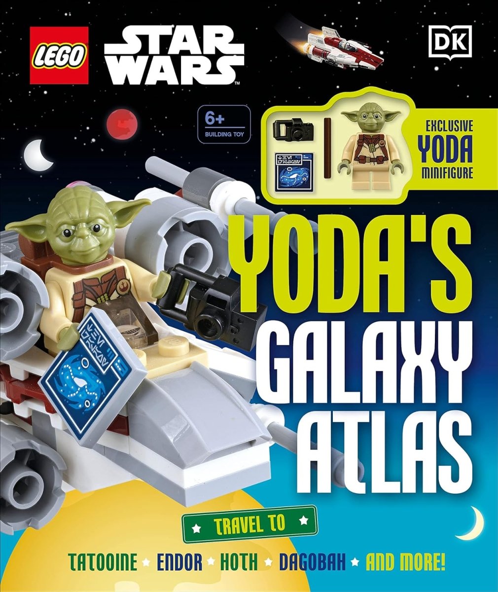 LEGO Star Wars: Yoda's Galaxy Atlas HC w/ Minifigure & Accessories - Walt's Comic Shop