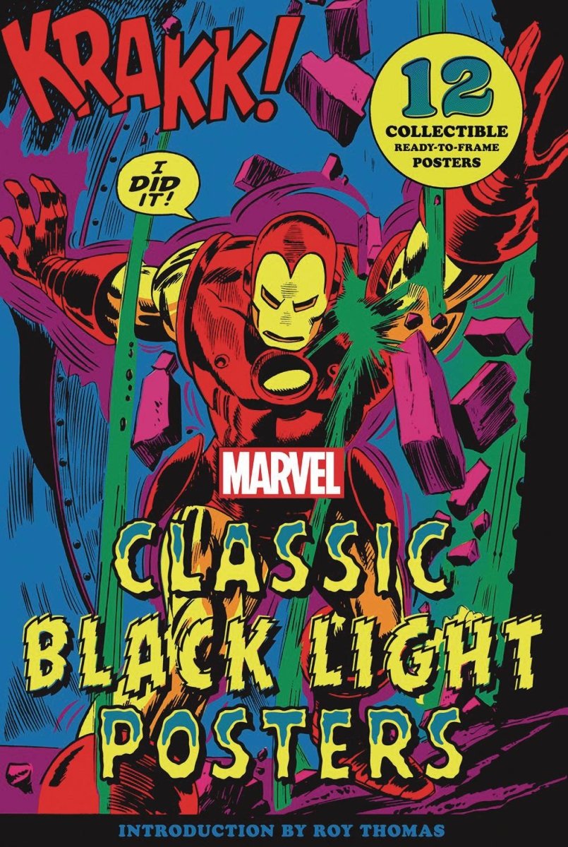 Marvel Classic Black Light Collectible Poster Portfolio Vol 1 - Walt's Comic Shop