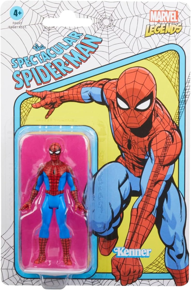 Marvel Legends Retro 3.75in The Spectacular Spider-Man Action Figure - Walt's Comic Shop