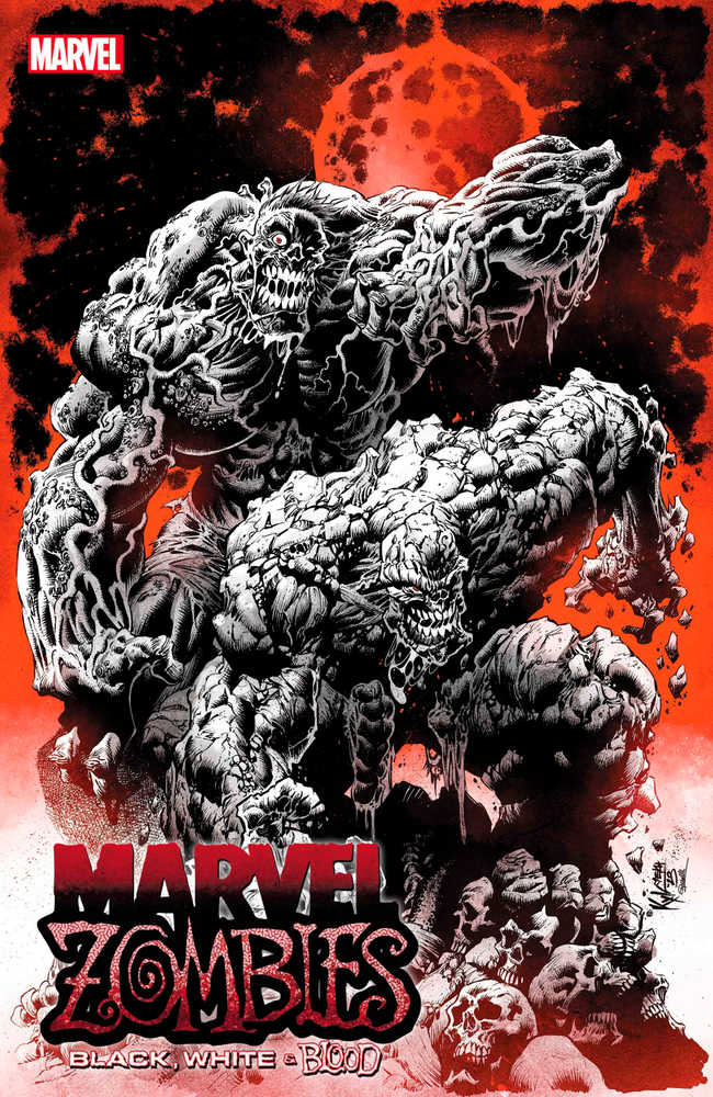 Marvel Zombies Black White Blood #4 - Walt's Comic Shop