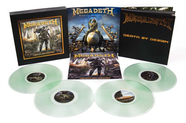 Megadeth Death By Design HC With Vinyl - Walt's Comic Shop