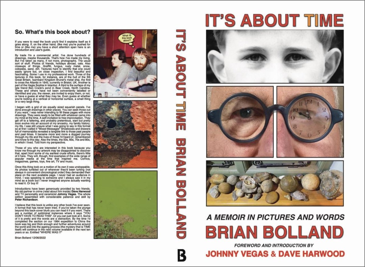 Memoir In Pictures & Words By Brian Bolland S/N HC - Walt's Comic Shop