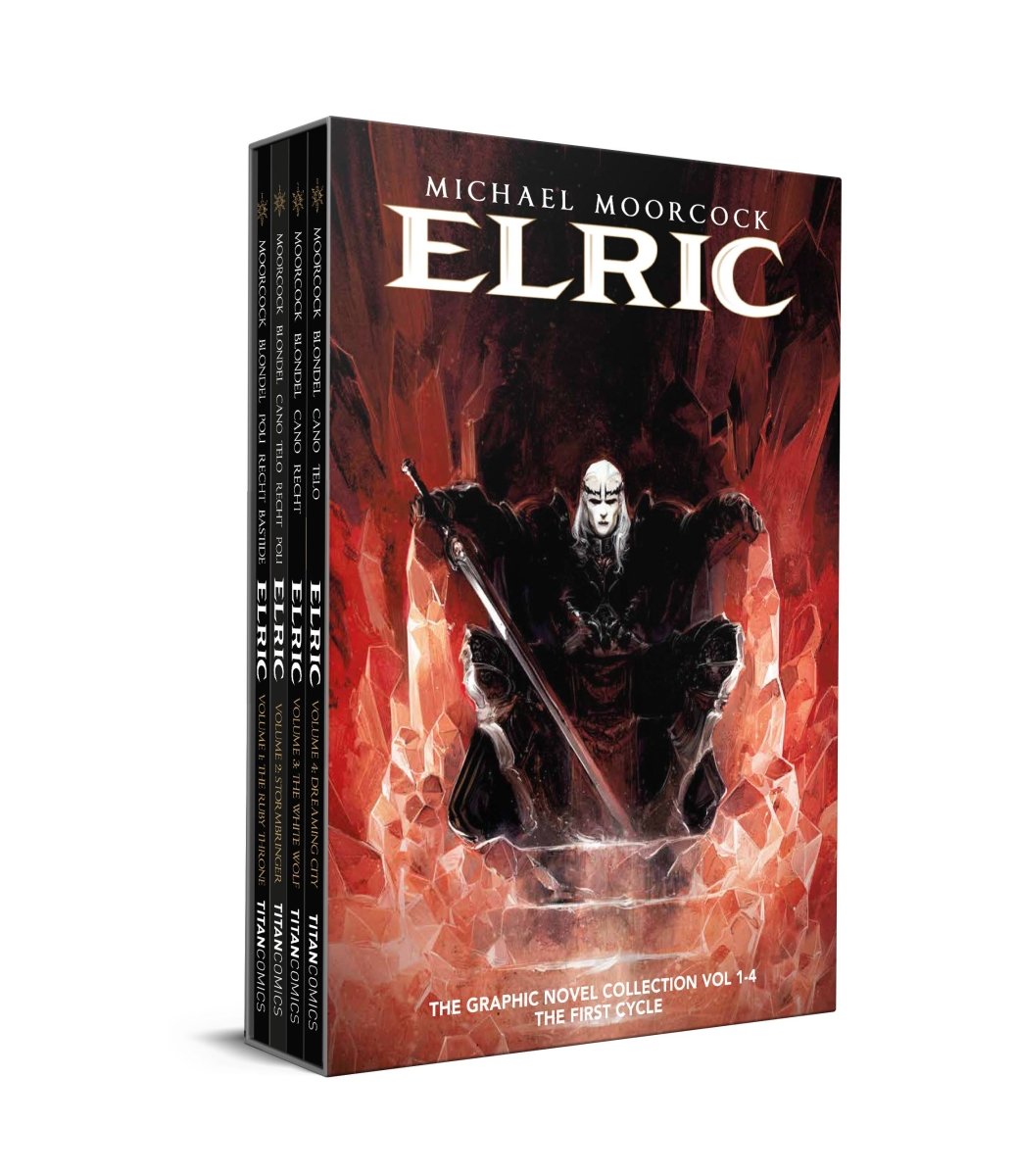 Michael Moorcock Elric HC Box Set *OOP* - Walt's Comic Shop