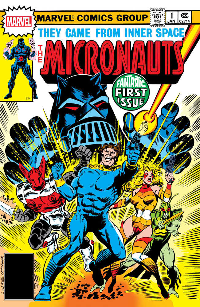 Micronauts #1 Facsimile Edition Foil Variant - Walt's Comic Shop