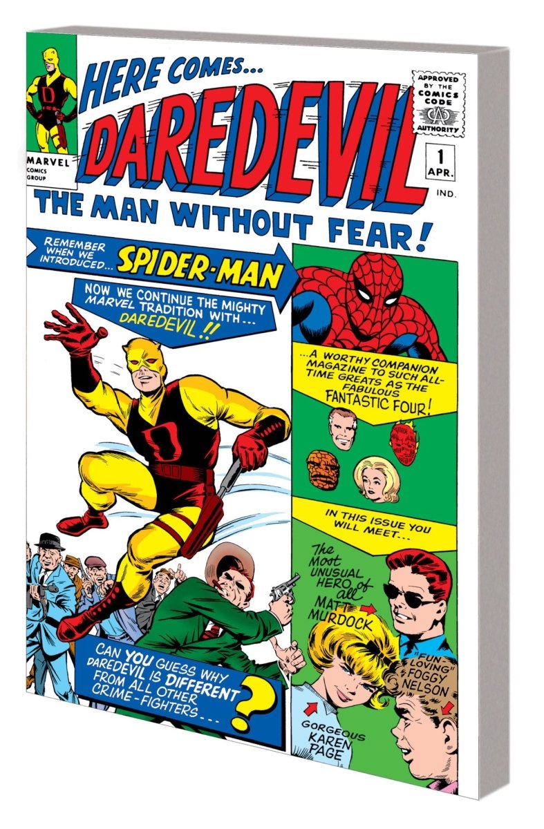 Mighty Marvel Masterworks: Daredevil Vol 01 While City Sleeps DM Variant GN TP *OOP* - Walt's Comic Shop