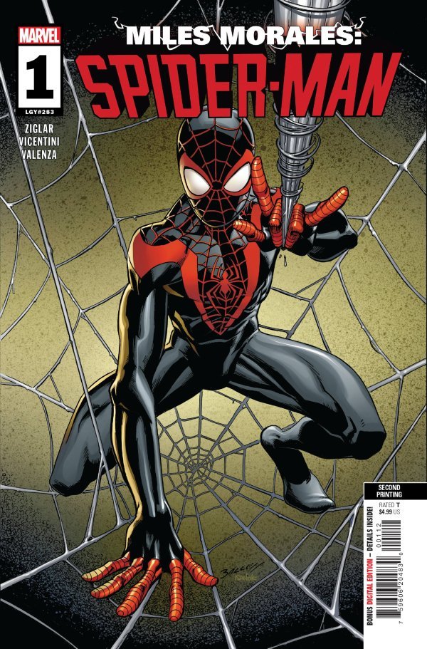 Miles Morales Spider-Man #1 2nd Printing - Walt's Comic Shop