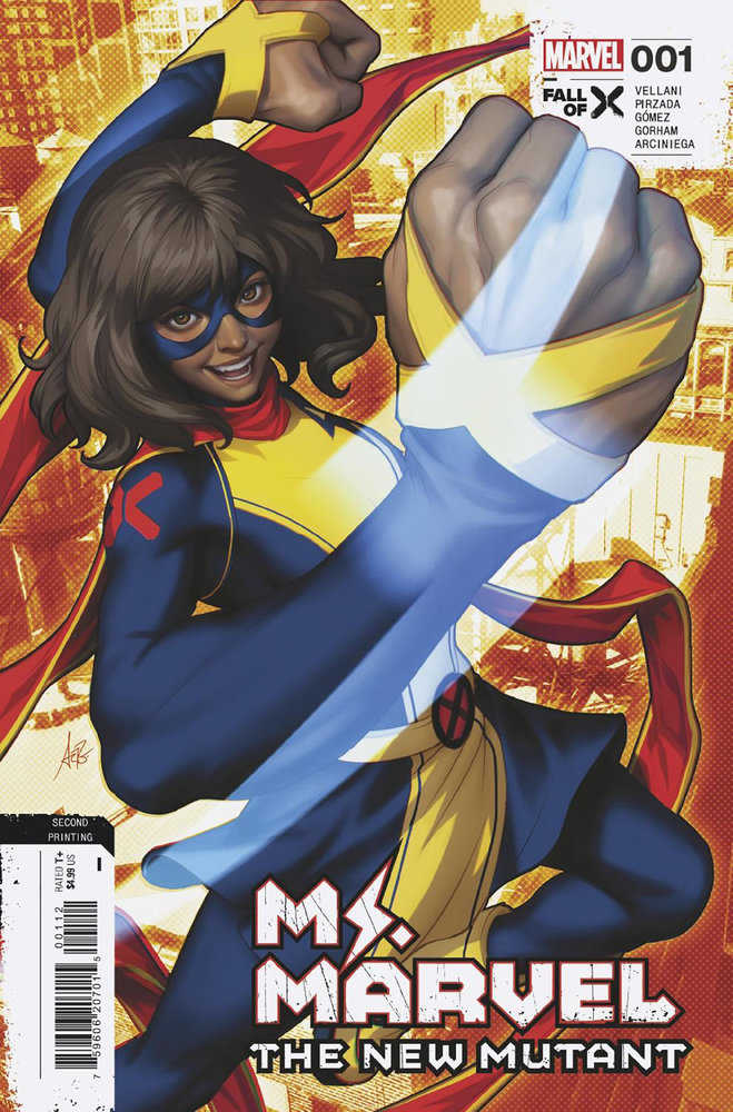 Ms. Marvel: The New Mutant #1 Artgerm 2nd Print Variant - Walt's Comic Shop