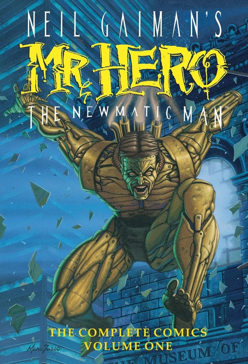 Neil Gaiman's Mr. Hero Complete Comics Vol. 1: The Newmatic Man HC *OOP* - Walt's Comic Shop