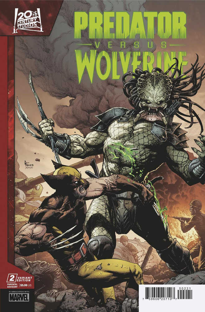 Predator vs. Wolverine #2 Gary Frank Variant - Walt's Comic Shop