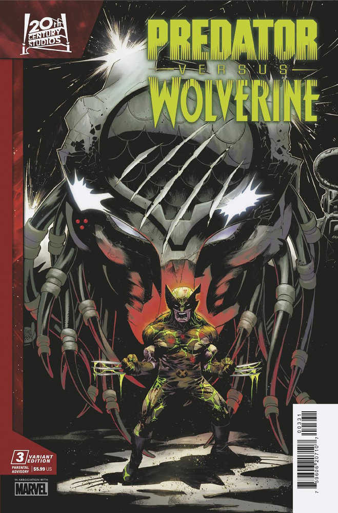 Predator vs. Wolverine #3 Adam Kubert Variant - Walt's Comic Shop