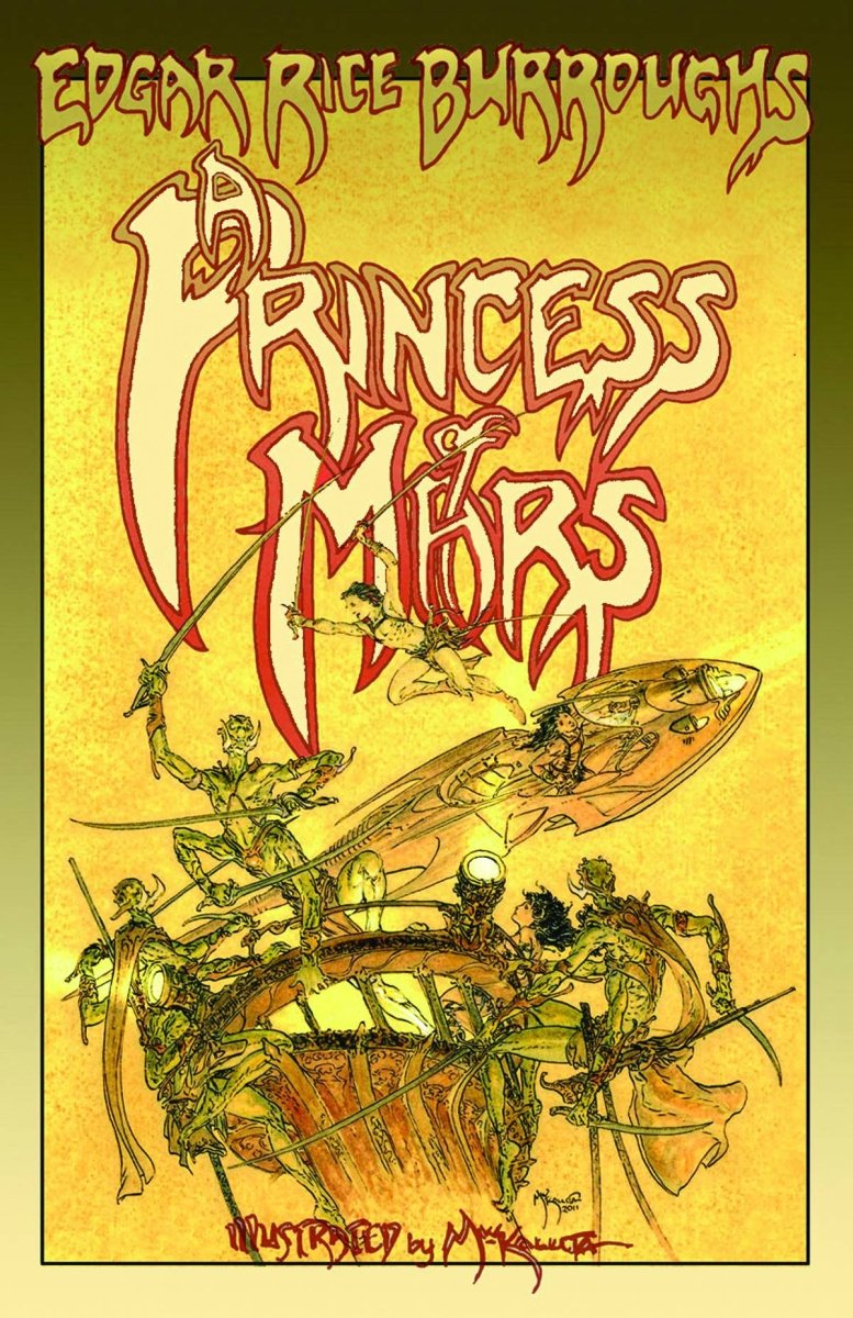 Princess Of Mars Illustrated Prose HC - Walt's Comic Shop