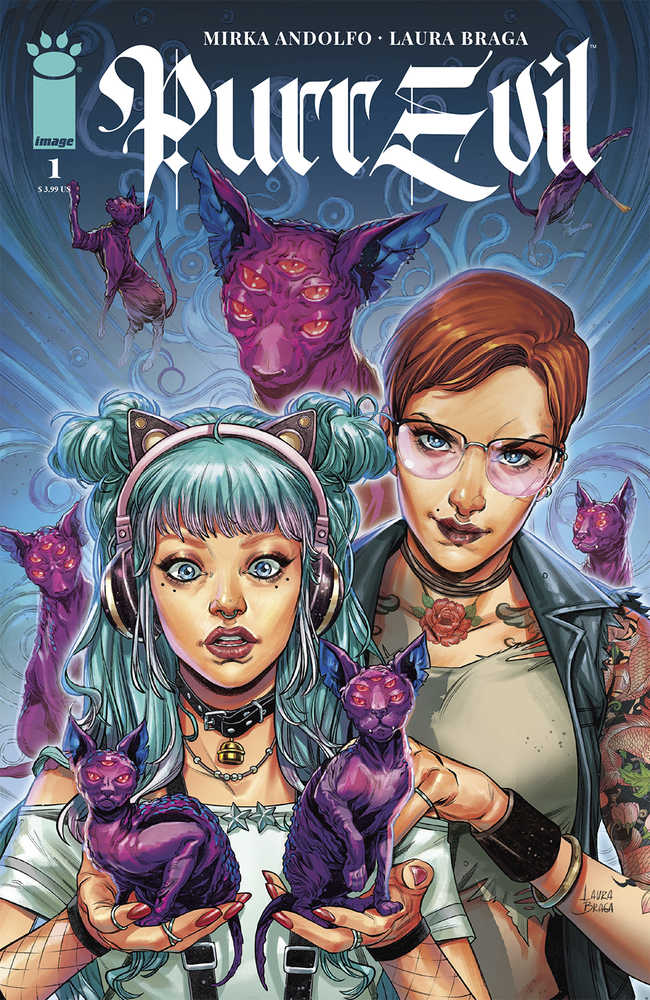 Purr Evil #1 (Of 6) Cover A Braga (Mature) - Walt's Comic Shop