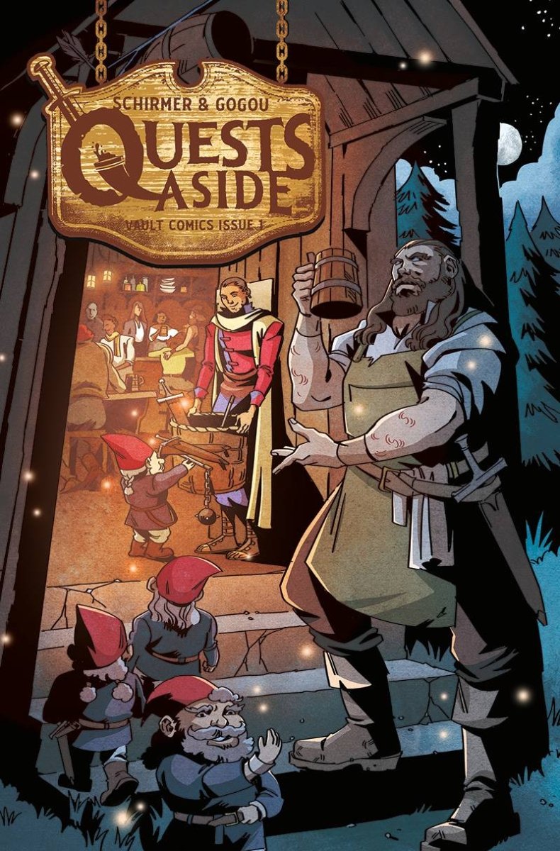 Quests Aside #1 Cvr A Gogou - Walt's Comic Shop