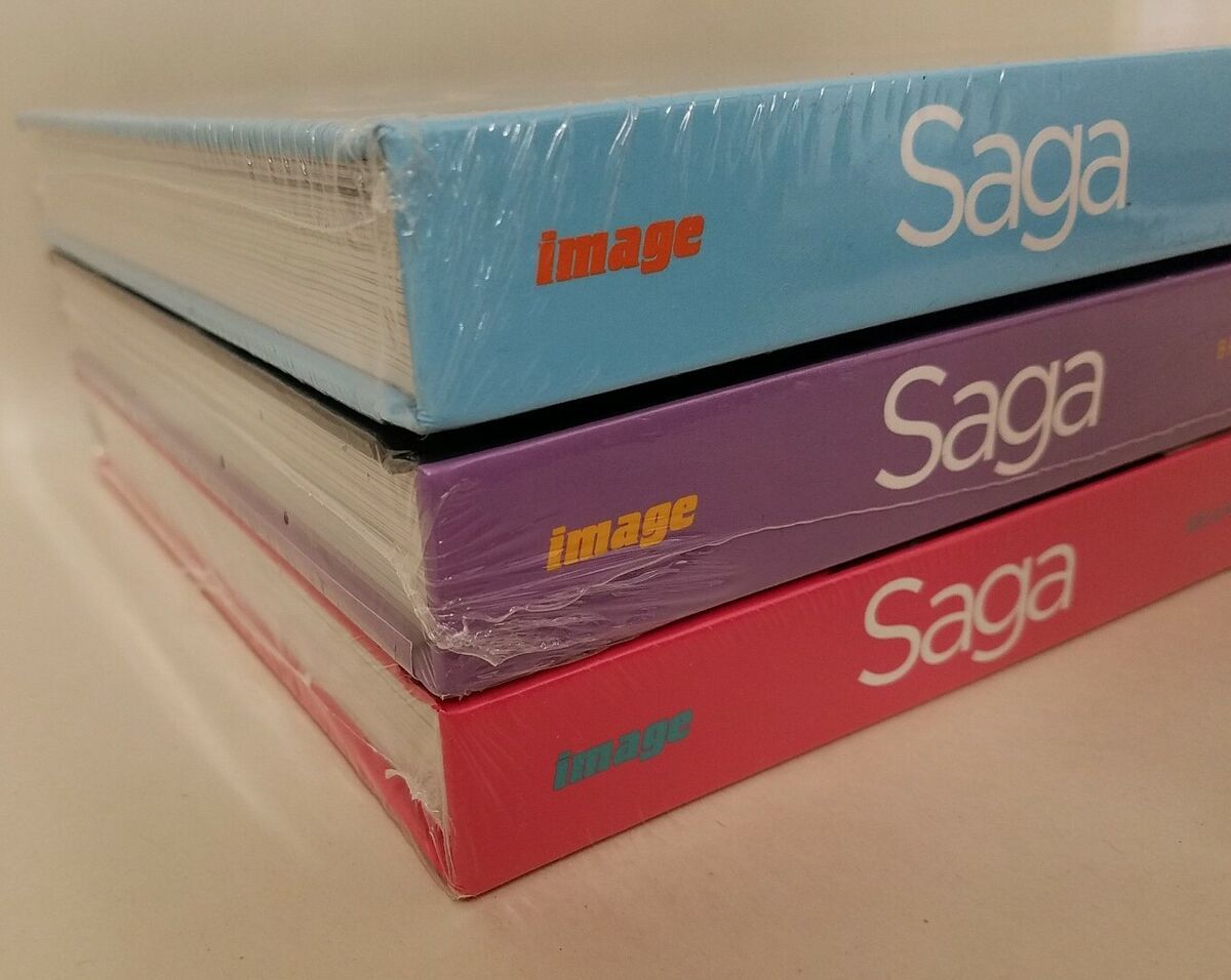 Saga Deluxe Hardcovers Bundle incl Volume 1, 2, 3 - Walt's Comic Shop
