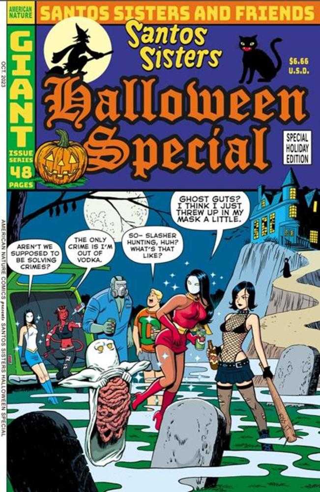 Santos Sisters Halloween Special (One Shot) Cover B Variant (Mature) - Walt's Comic Shop