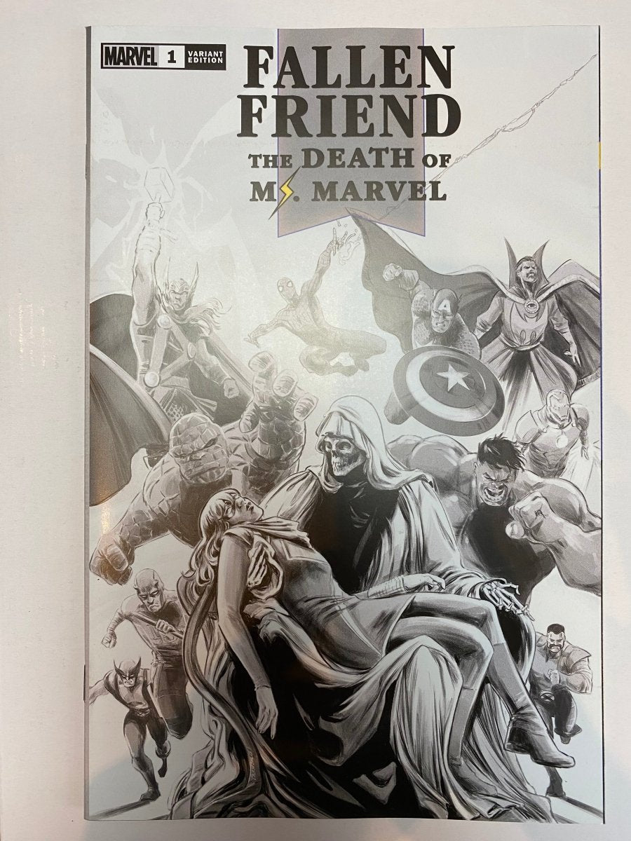 SDCC 2023 Fallen Friend #1 Carmen Carnero Variant (cover print slightly shifted) - Walt's Comic Shop