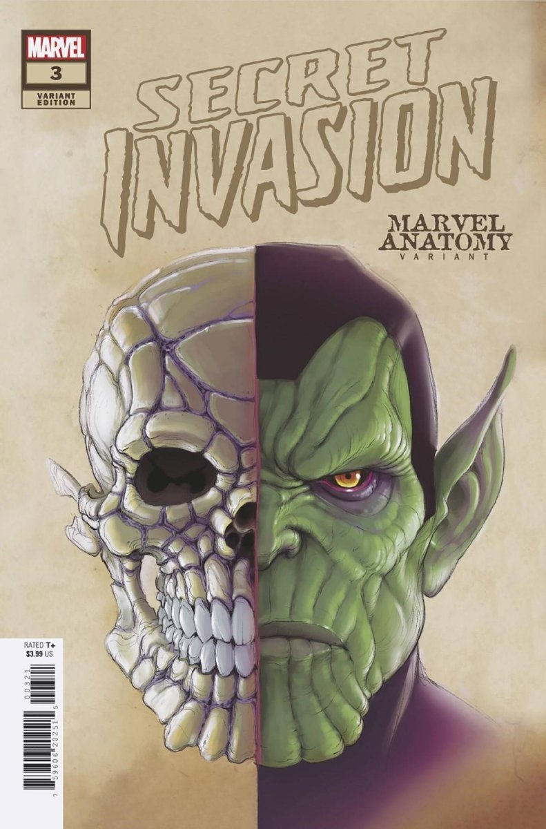 Secret Invasion #3 (Of 5) Marvel Anatomy Lobe Var - Walt's Comic Shop