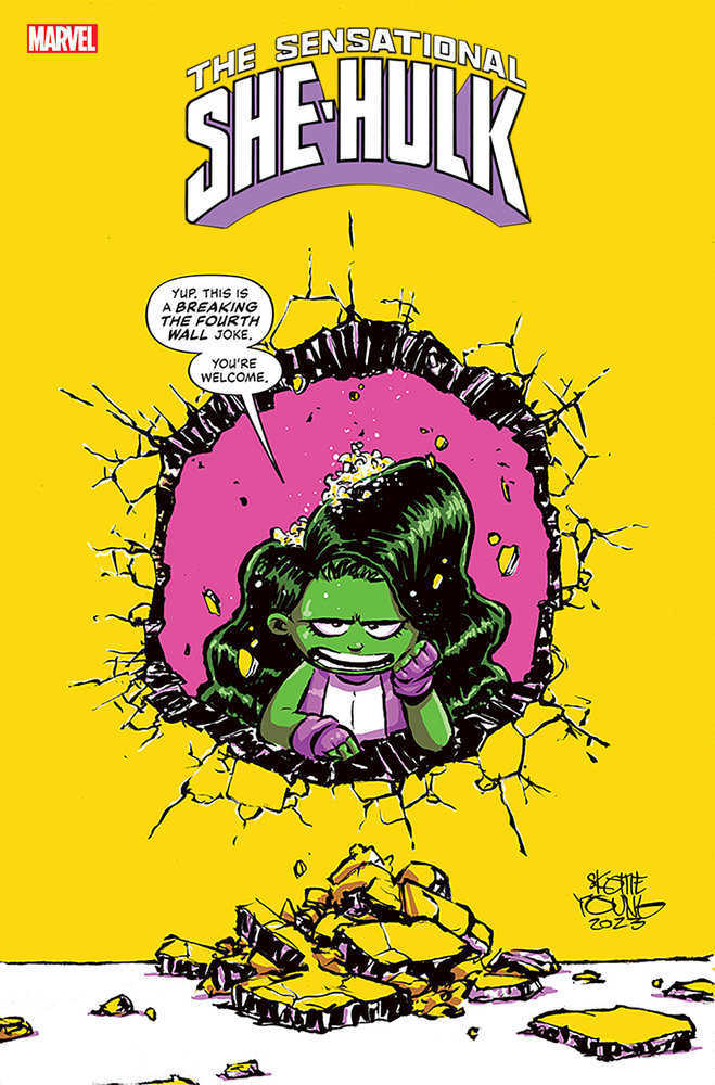 Sensational She-Hulk #1 Skottie Young Variant - Walt's Comic Shop