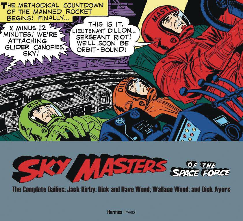Sky Masters Of Space Force Comp Dailies 1958-1961 by Jack Kirby SC - Walt's Comic Shop