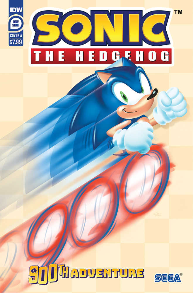 Sonic The Hedgehogs 900th Adventure Cover A Yardley - Walt's Comic Shop