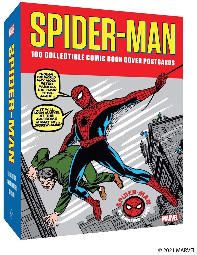 Spider-Man 100 Collectible Comic Book Cover Postcards - Walt's Comic Shop