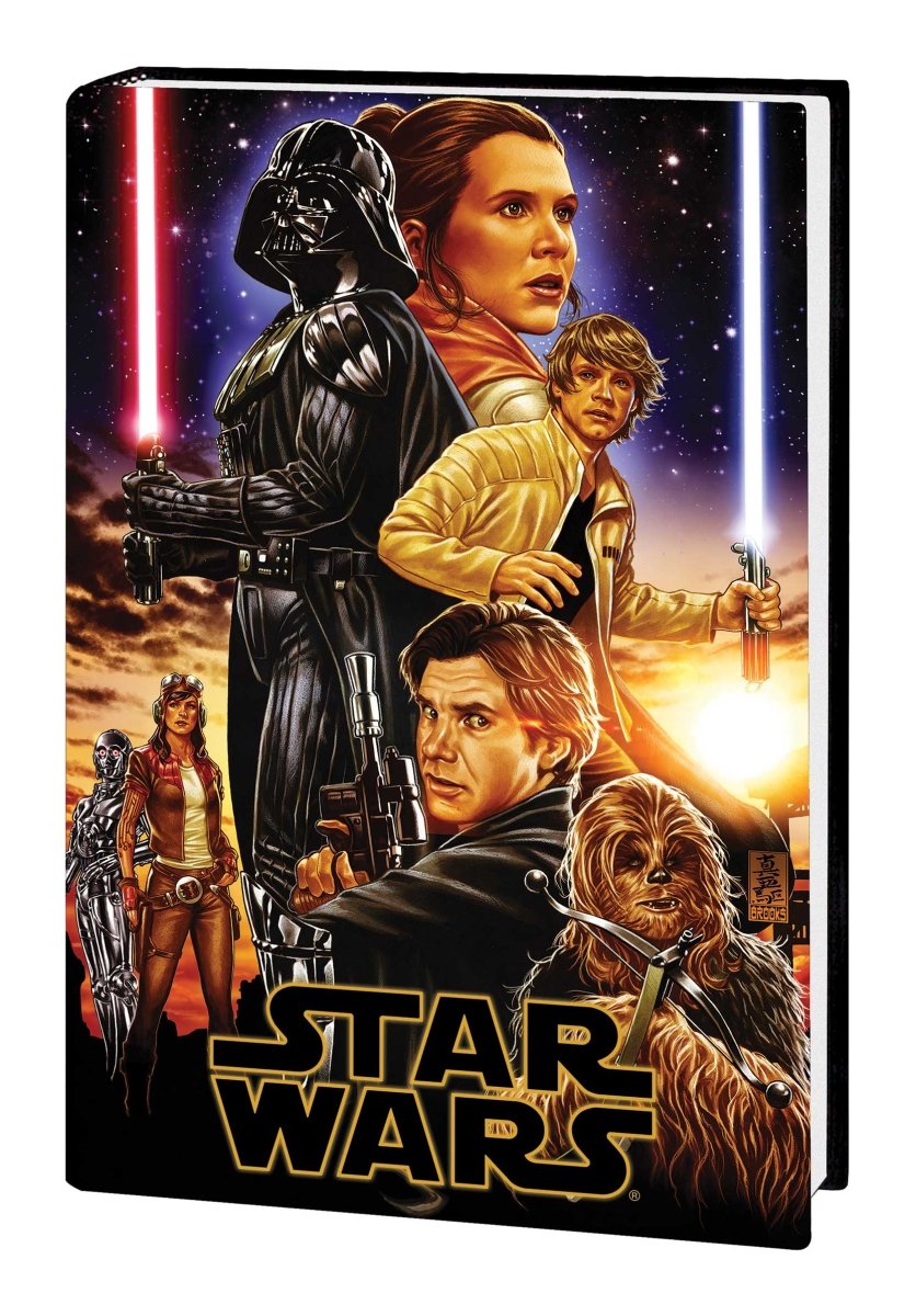 Star Wars By Jason Aaron Omnibus HC Brooks DM Variant Cover *OOP* - Walt's Comic Shop