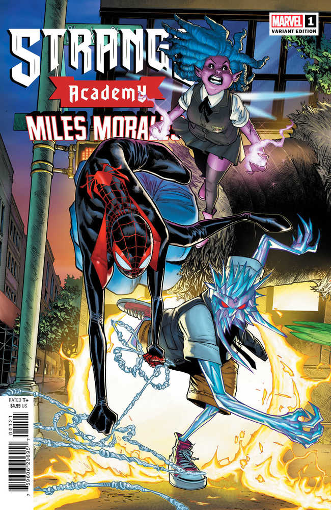 Strange Academy Miles Morales #1 Humberto Ramos Connect Variant - Walt's Comic Shop