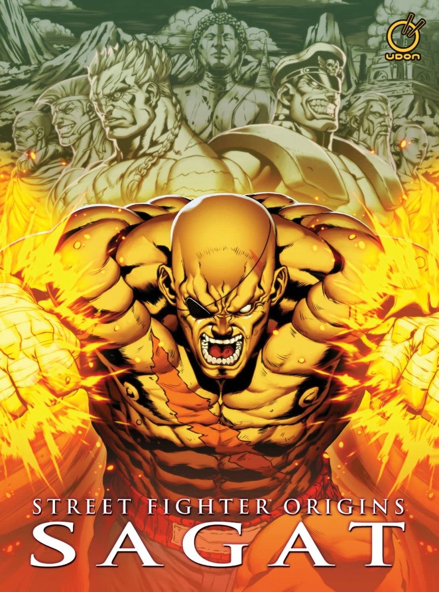 Street Fighter Origins Sagat HC - Walt's Comic Shop