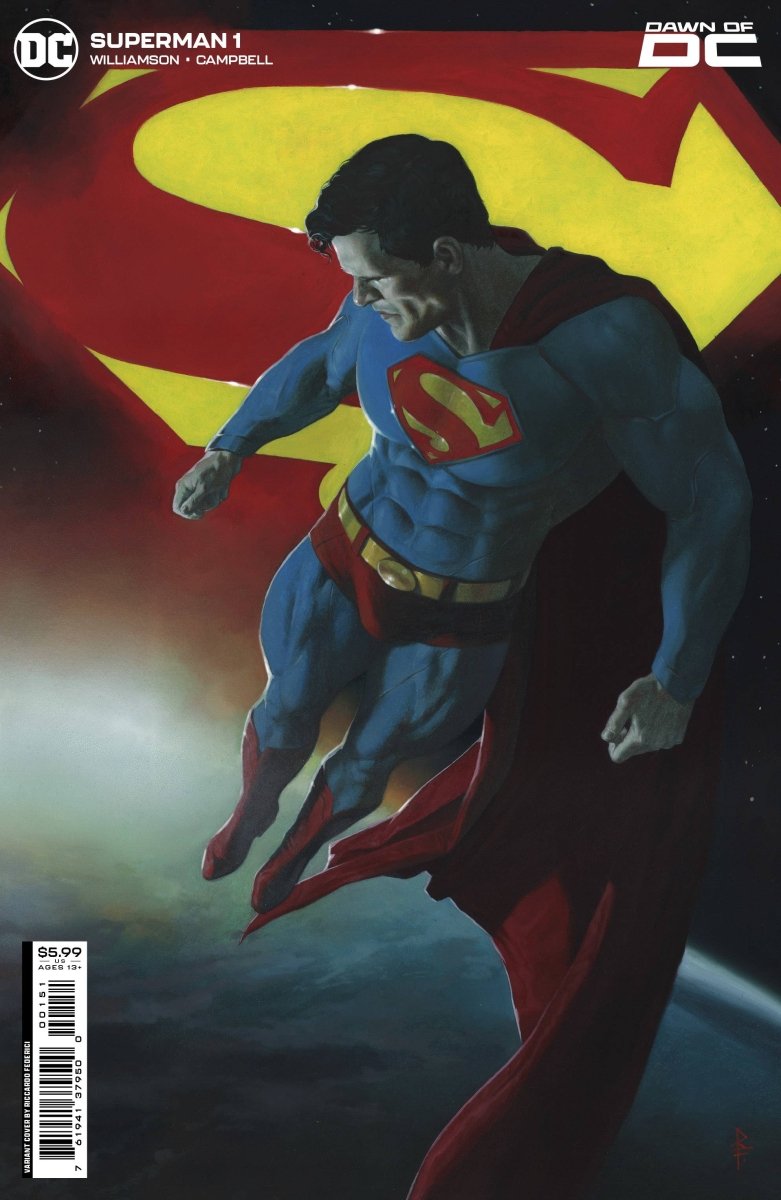 Superman #1 Cvr E Riccardo Federici Card Stock Var - Walt's Comic Shop