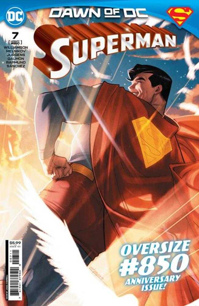 Superman #7 Cover A Jamal Campbell (#850) - Walt's Comic Shop