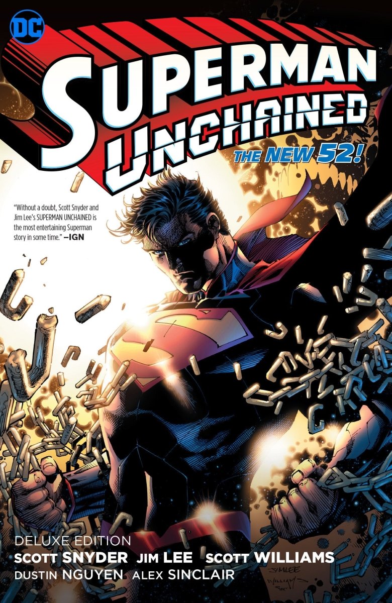 Superman Unchained: The Deluxe Edition HC (New Edition) *PRE-ORDER* - Walt's Comic Shop