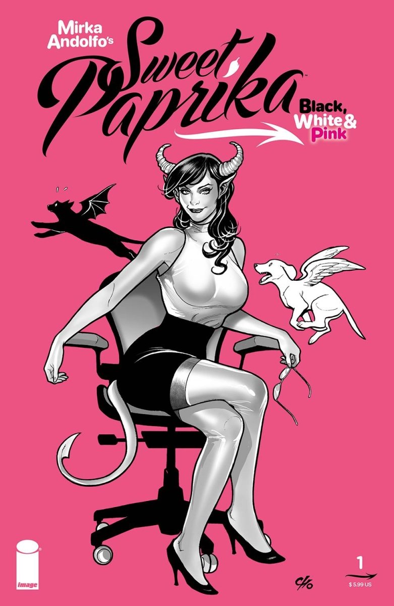 Sweet Paprika Black White & Pink (One Shot) Cvr B - Walt's Comic Shop