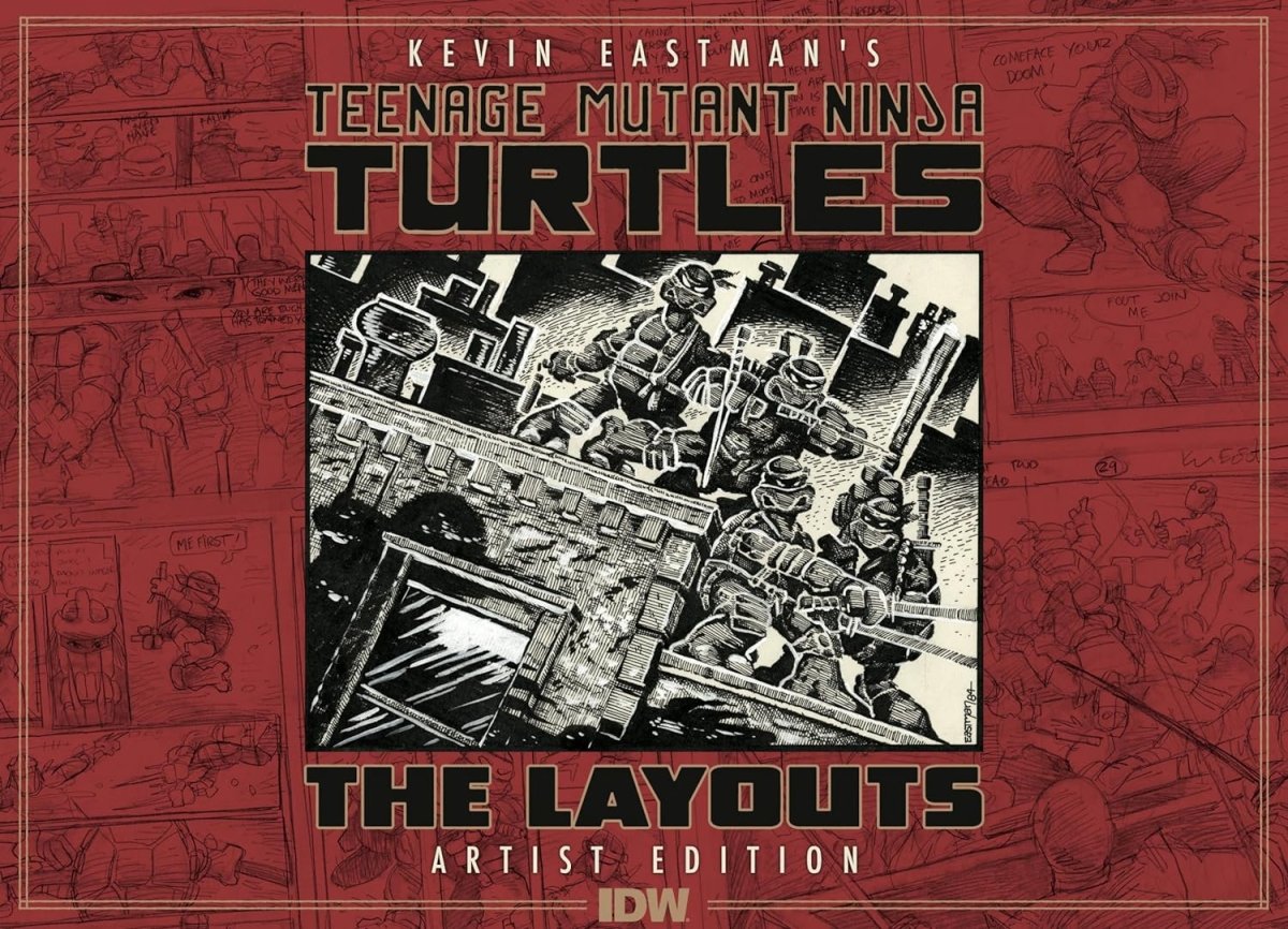 Teenage Mutant Ninja Turtles Layouts By Kevin Eastman Artist's Edition HC *PRE-ORDER* - Walt's Comic Shop